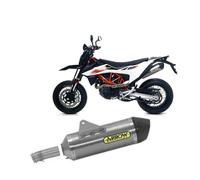 Raccordo+Terminale Arrow Allum Kat Omol Race Fond Carbo Ktm 690 SMC R 2019 2021