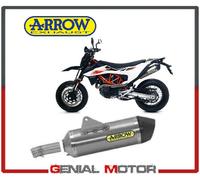 Raccordo+Terminale Arrow Titanio Kat Omol Race Carb per KTM 690 SMC R 2019 2020