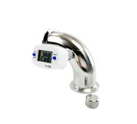 Raccordo Tri-Clamp in acciaio inossidabile 304, flangia OD64mm tubo sanitario a 90 gradi con nipplo centrale 2 pollici (51mm)(Black)