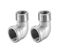 Raccordo Tubo 90° Gomito 3/4 BSPT Femmina X3/4 BSPT Maschio Filettatura 2pz