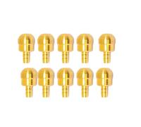Raccordo tubo freno idraulico insert/capocorda compatibile con Hayes Clarks Cycle Systems (x10) Oro