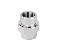 Raccordo Unione in Ottone, 1/2" Femmina a 1/2" Femmina Filettatura Connettore Tubo, Unione di Ottone Adattatore per Acqua, Aria, Connessione, Conversione