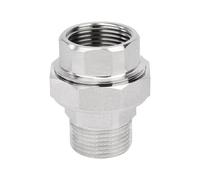 Raccordo Unione in Ottone, 1" Maschio a 1" Femmina Filettatura Connettore Tubo, Unione di Ottone Adattatore per Acqua, Aria, Connessione, Conversione