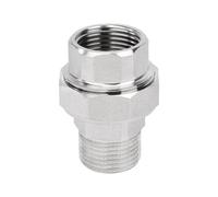 Raccordo Unione in Ottone, 3/4" Maschio a 3/4" Femmina Filettatura Connettore Tubo, Unione di Ottone Adattatore per Acqua, Aria, Connessione, Conversione