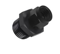 Raccordo universale in alluminio ossidato nero AN6-1/2NPT AN6-1/4NPT AN6-1/8NPT AN6-3/8NPT Adattatore for tubo dritto Raccordo for olio(AN6-NPT-1-2)