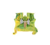 Morsetto Legrand 4mmq attacco DIN colore G/V 037171