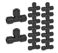 Raccords En T Pour Irrigation Goutte À Goutte 1/4 Pouce Connecteurs Pour Système D'arrosage Jardin Serre Distributeur Eau Facile À Installer Résistant Aux Intempéries Kit Plomberie Horticultu