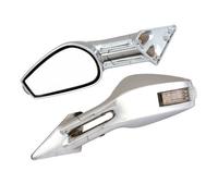 Race-6 Led, coppia specchi retrovisori esterni - Cromo