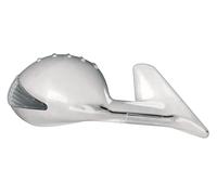 Specchietti retrovisori con regolazione manuale cromo Led Race-8