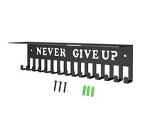 Race Award Holder, Wall Hanger, Never Give up Wall Mount Ribbon Display