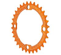 Race face narrow wide single chaining 104mm bcd fori filettati arancione