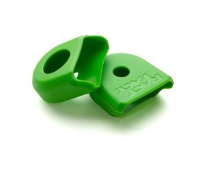 Race face coppia di protezioni in carbonio pedivelle boot verde