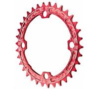 Race Face Narrow-Wide 1x Pignone Catena 104mm BCD 34t Rosso 4-Bracci
