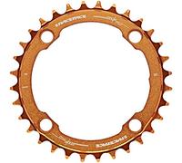 Race face narrow wide single chaining 104mm bcd fori filettati arancione