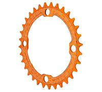 Race face narrow wide single chainring 104mm bcd orange