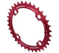 Race face narrow wide single chainring 104mm bcd rosso