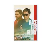 Race for Glory Movie - 2 poster estetici da parete, decorazione artistica da parete vintage, su tela, poster decorativo per soggiorno, camera da letto, 60 x 90 cm, senza cornice