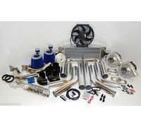 RACE MMI Kit Turbo Twin Turbo T3T4 High Performance Con FMIC E Tubi Argento