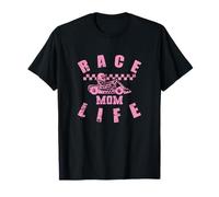 Race Mom Life Go Kart Race Pista Maglietta