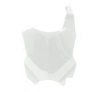 Race Tech Piastra anteriore bianca Kawasaki KX-F450, bianco