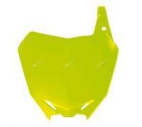 Race Tech Piastra frontale giallo fluorescente Suzuki RM-Z250/450, giallo