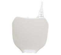 Race Tech Targa anteriore bianca Yamaha, bianco