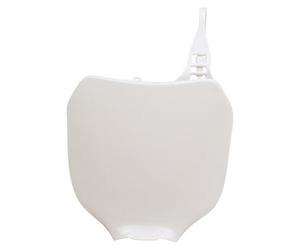 Race Tech Targa anteriore bianca Yamaha, bianco