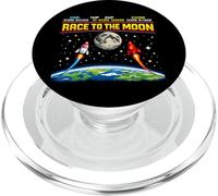 Race To The Moon Retro Arcade Space USA vs Cina PopSockets PopGrip per MagSafe