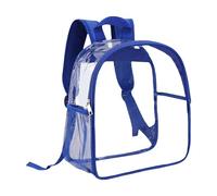 Race Vimini Borsa trasparente approvata per lo stadio 12x11x6 cm per concerto lavoro sport eventi corse piccolo, blu, Taglia unica