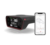 RaceBox Laptimer e Drag Meter 0-100 km/h - Display LCD 2", Misuratore di Prestazioni GPS per Auto, Cronometro da Pista, Supporto Parabrezza, Set Completo