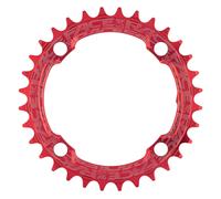 Raceface Narrow Larghezza Guarnitura: 104mm Bcd 30t Rosso