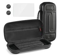 RaceGT Custodia per Nintendo Switch 2-Pacchetto accessori con protezione per lo schermo, impugnature per i pollici, 10 slot per schede di gioco e custodia rigida da trasporto per Nintendo Switch 2