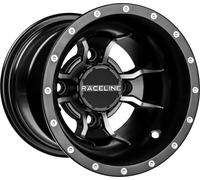 Raceline Mamba Sport Ruota - 9x8 - 3+5 Offset - Nero Atv / Utv Retro 4/115