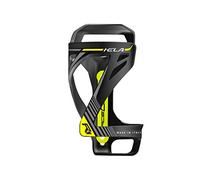 Raceone, Porta borracce per bicicletta Unisex adulto, Nero/Giallo Fluo, Unica