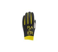 Racer 1927 gp style 2 guanti lunghi unisex nero giallo