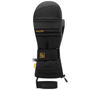 Racer - Calde moffole da sci da uomo - Inside Mitt 5 Black Black in Softshell - Taglia M - Nero