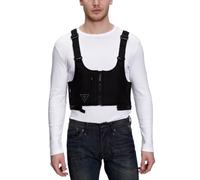 Racer Latz Pettorina per i Pantaloni Adventure Plus, Nero, 4XL