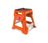 RACETECH Cavalletto Alzamoto R15 Con Tappetino Arancione-R-CAVMX0015AR