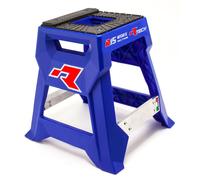RACETECH Cavalletto Alzamoto R15 Con Tappetino Blu-R-CAVMX0015BL