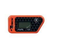 RACETECH CONTAORE SENZA FILI RESETTABILE WIRELESS HOUR METER UNIVERSALE ARANCIO