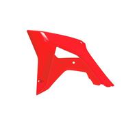 RACETECH Convogliatore Aria Radiatore Honda Replica Rosso Fluo - R-CVCRFRF0017