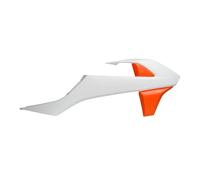 RACETECH Convogliatore AriaRadiat. Ktm Replica BiancoArancione K-R-CVKTMBNAR185