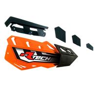 RACETECH - COPPIA PLASTICHE RICAMBIO PER PARAMANI FLX - ARANCIONE