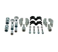 Racetech KIT MONTAGGIO SNODATO UNIVERSALE ARGENTO