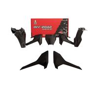 RACETECH Kit Plastiche 5 Pezzi Husqvarna Replica Nero - R-KITHSQ-NR0-565