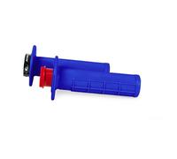 RACETECH Manopola R20 Lock-On Half Waffle Universale Blu - R-MPRBL000021