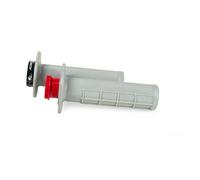 RACETECH Manopola R20 Lock-On Half Waffle Universale Grigia - R-MPRGR000021
