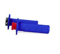 Racetech MANOPOLE R20 WAFFLE LOCK-ON UNIVERSALI - MODELLO HALF WAFFLE BLU