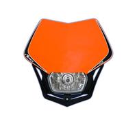 RACETECH Mascherina Portafaro Universale V-Face Arancione-Nero - R-MASKARNR008