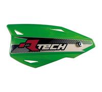RACETECH - Paire de Protèges-Mains Vertigo - Fixation Unique au Guidon pour Montage Facile et Rapide Guidon 22 à 26,8mm - Couleur Vert
